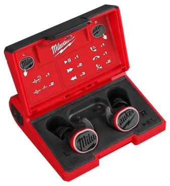 Milwaukee hearing protection w/bluetooth L4 RLEPB-301 - Rechargeable