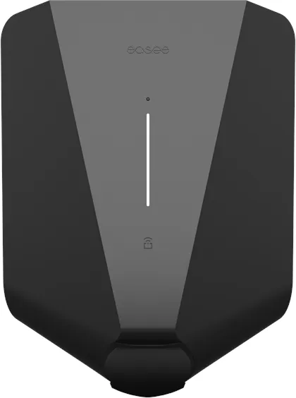 Easee LITE charging station 11 kW with kWh meter, Type 2, WiFi and 4G, Black