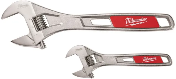 Milwaukee Adjustable Wrench Set 150/200mm