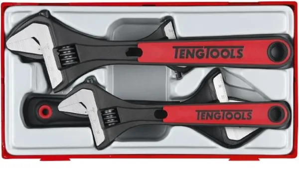 Teng Tools adjustable wrench set TTADJ04 with 4 pieces