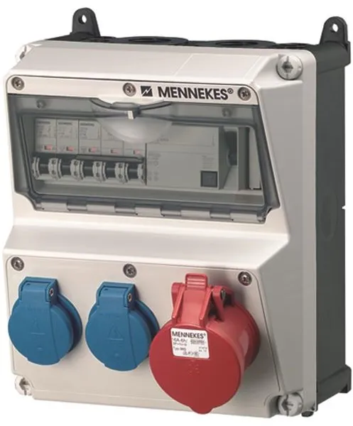 Mennekes AMAXX panel schuko 5 pole 16Aol IP44